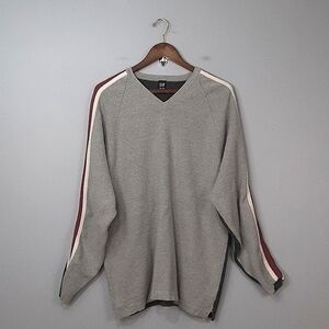 Gap Men's 90's Vintage Cotton V-Neck Colorblock Sweater